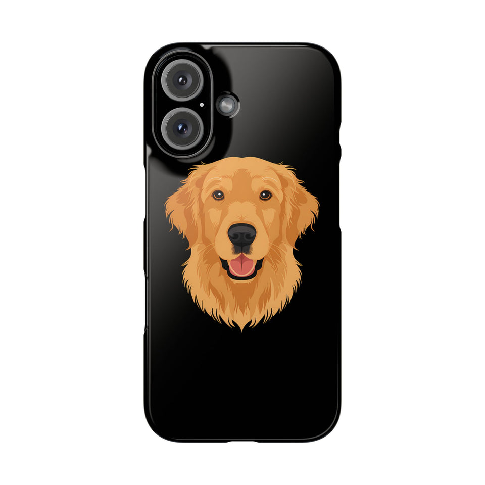 Premium Golden Retriever iPhone Case | Golden Retriever Gifts Slim Phone Cases