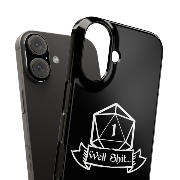 Premium Well Shit RPG iPhone Case | Fantasy Role Playing Game Gifts Slim Phone Cases
