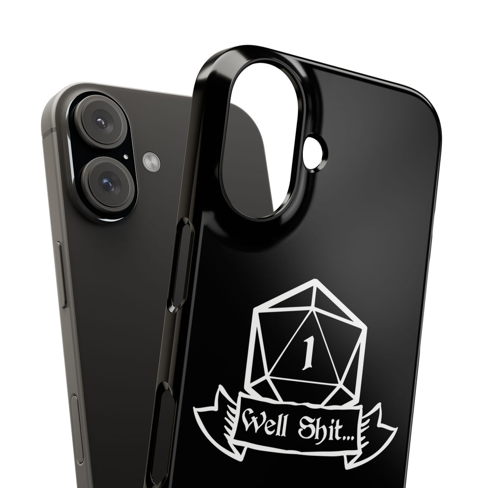 Premium Well Shit RPG iPhone Case | Fantasy Role Playing Game Gifts Slim Phone Cases