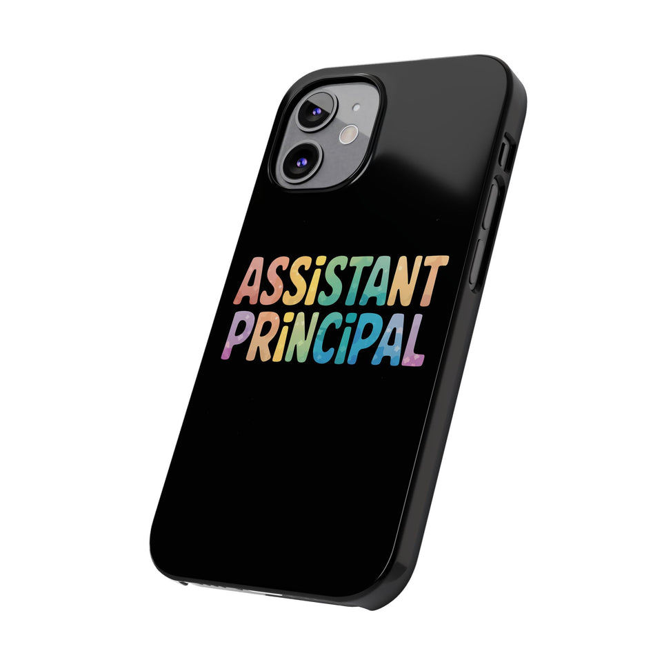 Premium Assistant Principal iPhone Case | Cute Assistant Principal Gifts Slim Phone Cases