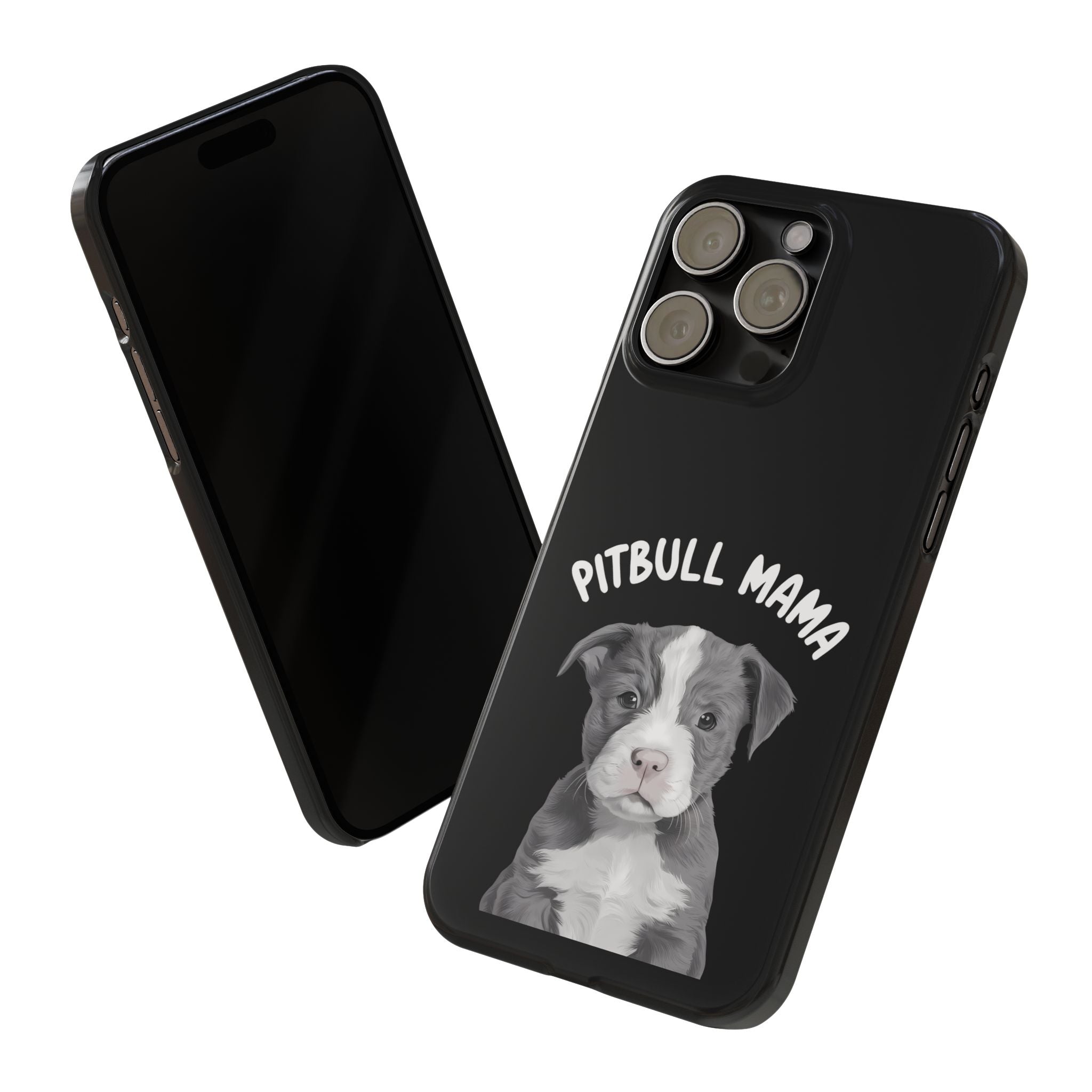 Premium Pitbull Mama iPhone Case | Pitbull Gifts Slim Phone Cases