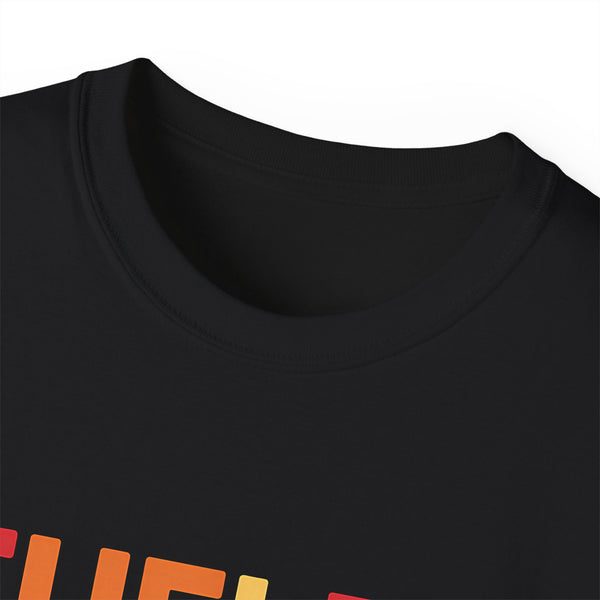 Fueled By Pizza Shirt | Pizza Gift | Pizza Lover Merchandise | Pizza Gifts | Pizza Presents Unisex T-Shirt