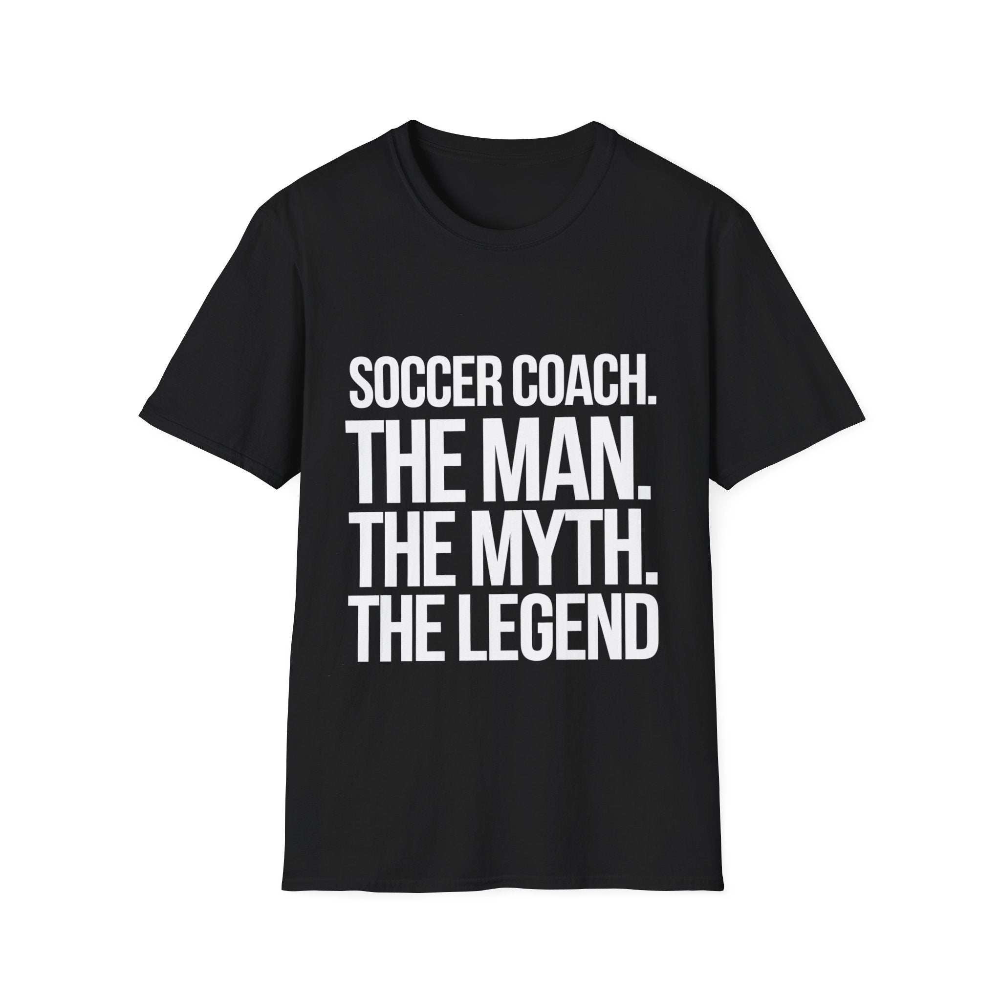 Soccer Coach The Man The Myth The Legend Shirt | Soccer Coach Gift | Unisex Soccer Coach Present T Shirt Secondary image