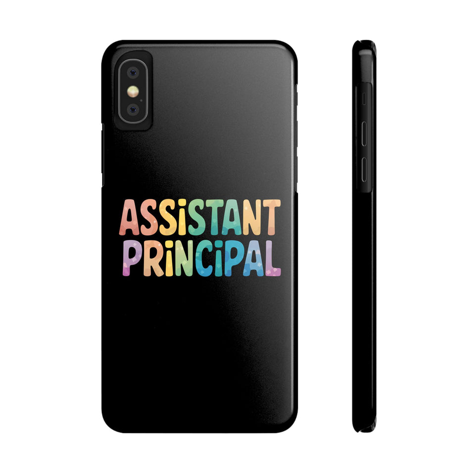 Premium Assistant Principal iPhone Case | Cute Assistant Principal Gifts Slim Phone Cases