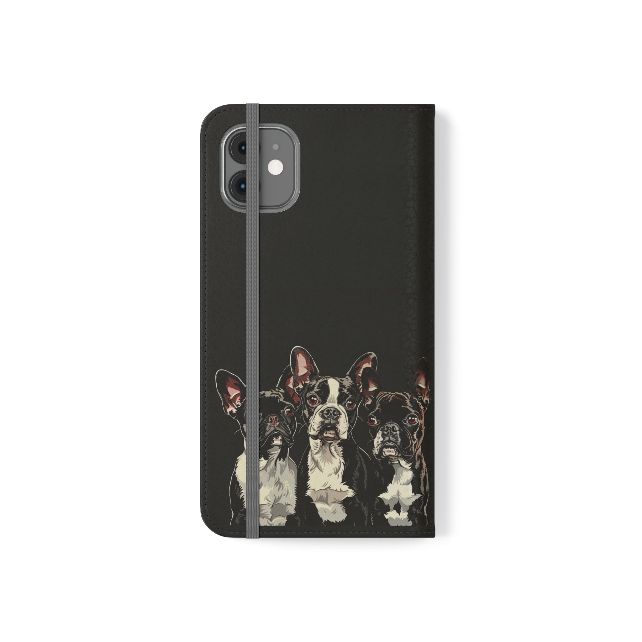 Boston Terrier Phone Case | Boston Terrier Wallet Phone Case | IPhone & Samsung Galaxy Boston Terrier Flip Cases