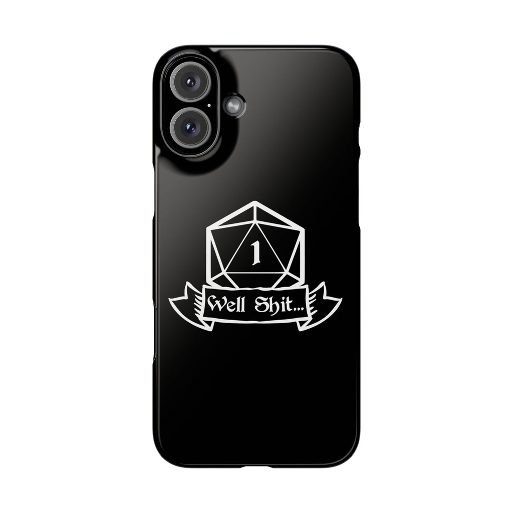 Premium Well Shit RPG iPhone Case | Fantasy Role Playing Game Gifts Slim Phone Cases