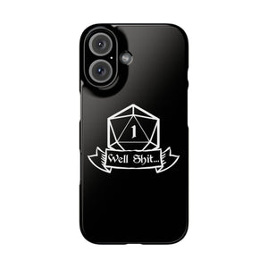 Premium Well Shit RPG iPhone Case | Fantasy Role Playing Game Gifts Slim Phone Cases