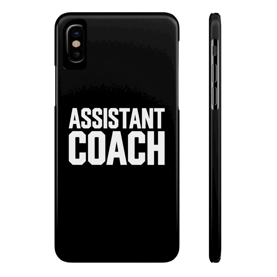 Premium Assistant Coach iPhone Case | Assistant Coach Gifts Slim Phone Cases