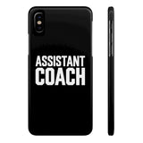 Premium Assistant Coach iPhone Case | Assistant Coach Gifts Slim Phone Cases Premium Assistant Coach iPhone Case | Assistant Coach Gifts Slim Phone Cases