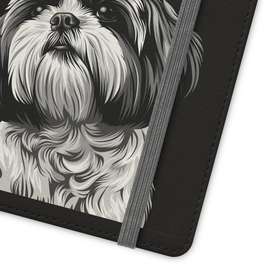 Shih Tzu Phone Case | Shih Tzu Wallet Phone Case | IPhone & Samsung Galaxy Shih Tzu Flip Cases