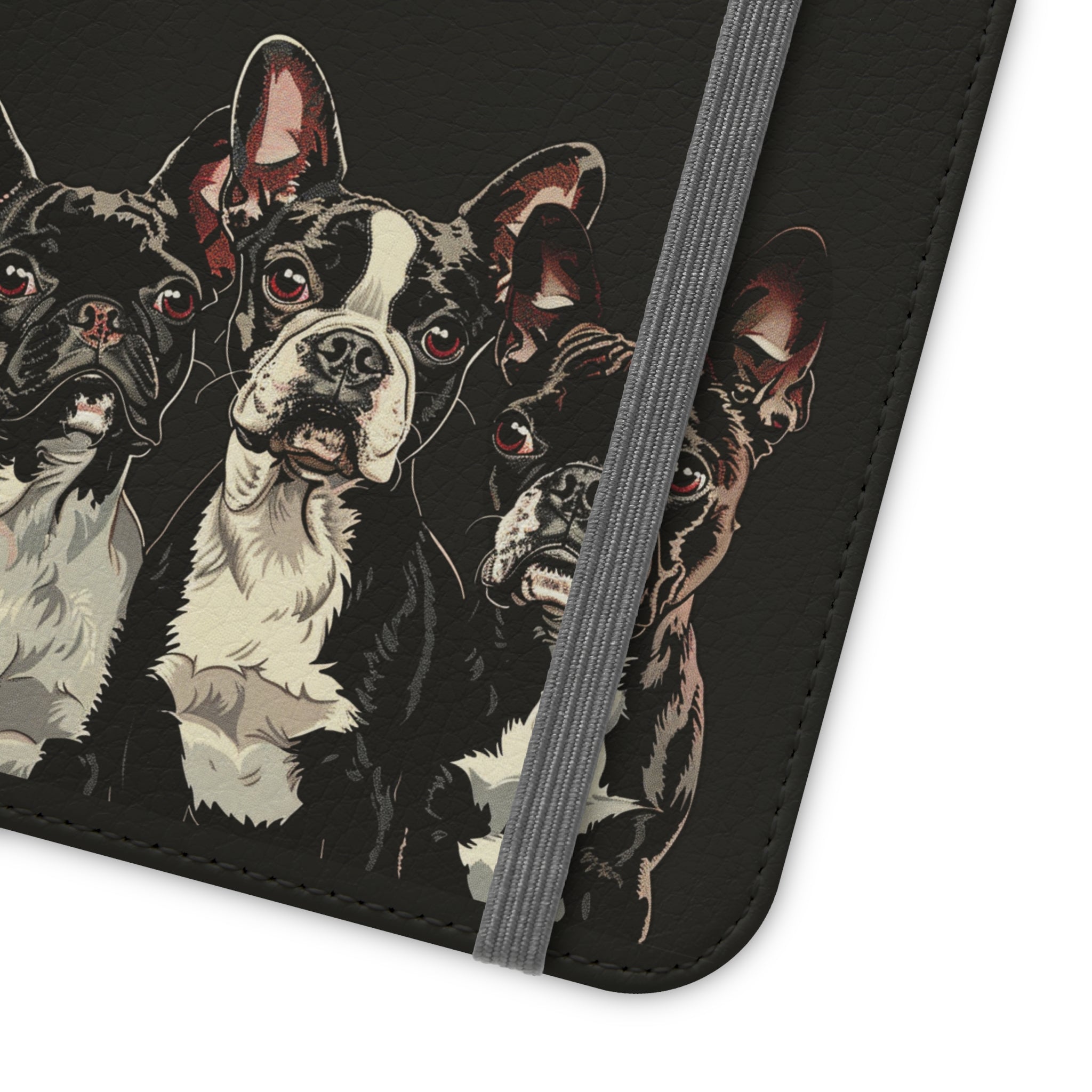 Boston Terrier Phone Case | Boston Terrier Wallet Phone Case | IPhone & Samsung Galaxy Boston Terrier Flip Cases