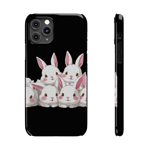 Premium Cute Rabbit iPhone Case | Rabbit Gifts Slim Phone Cases