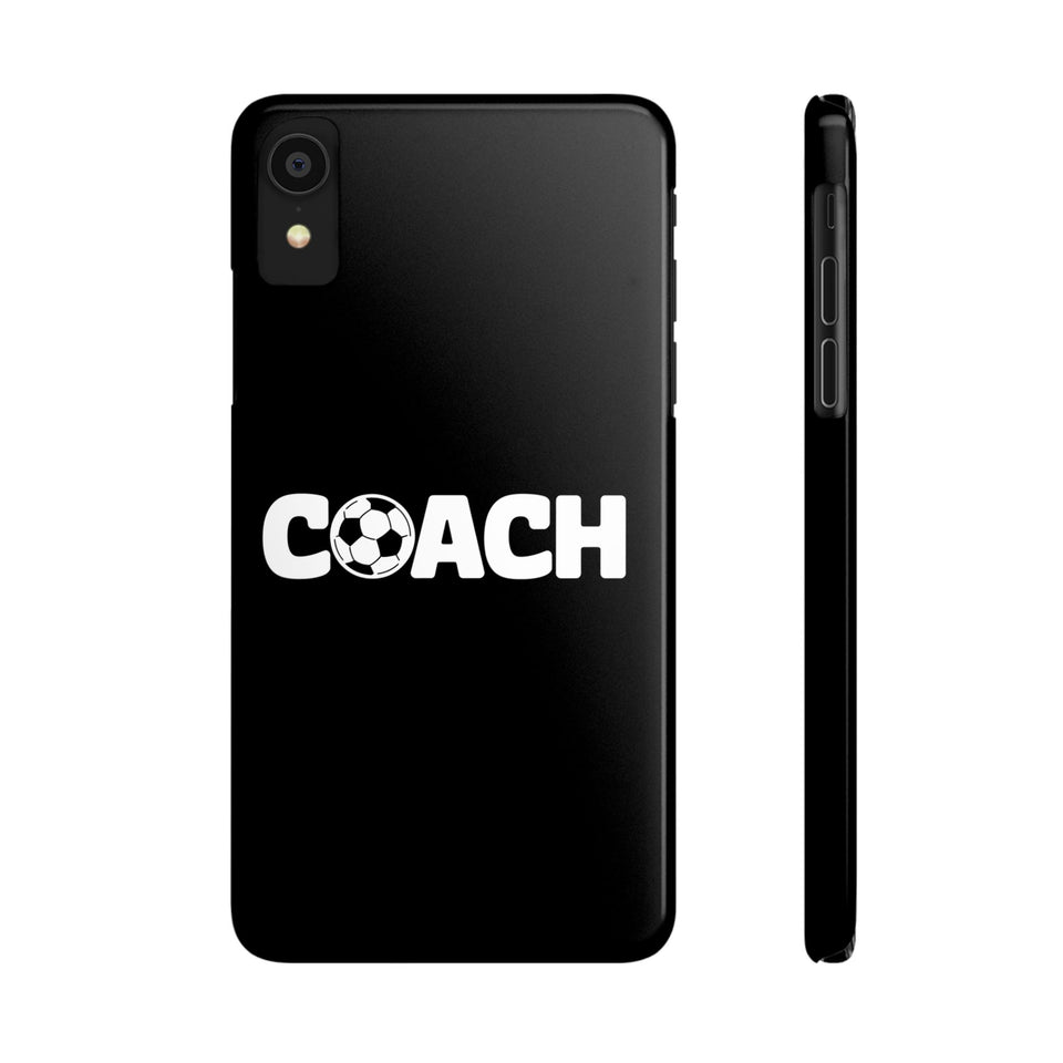 Premium Soccer Coach iPhone Case | Soccer Coach Gifts Slim Phone Cases