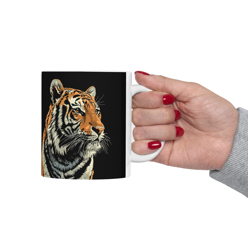 Tiger Mug | Tiger Coffee Mug | Cute Tiger Gift | Tiger Presents | Tiger Mug 1 11oz