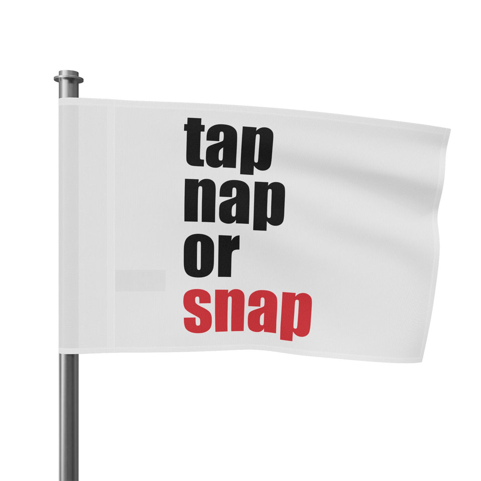Brazilian Jiu Jitsu Tap Nap Or Snap Flag Banner | BJJ Flag