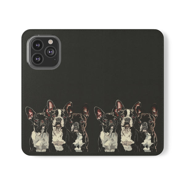 Boston Terrier Phone Case | Boston Terrier Wallet Phone Case | IPhone & Samsung Galaxy Boston Terrier Flip Cases