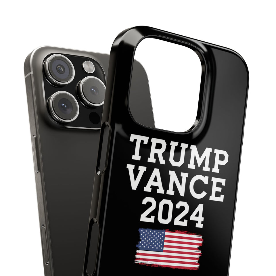 Premium Trump Vance 2024 iPhone Case | Donald Trump Gifts Slim Phone Cases