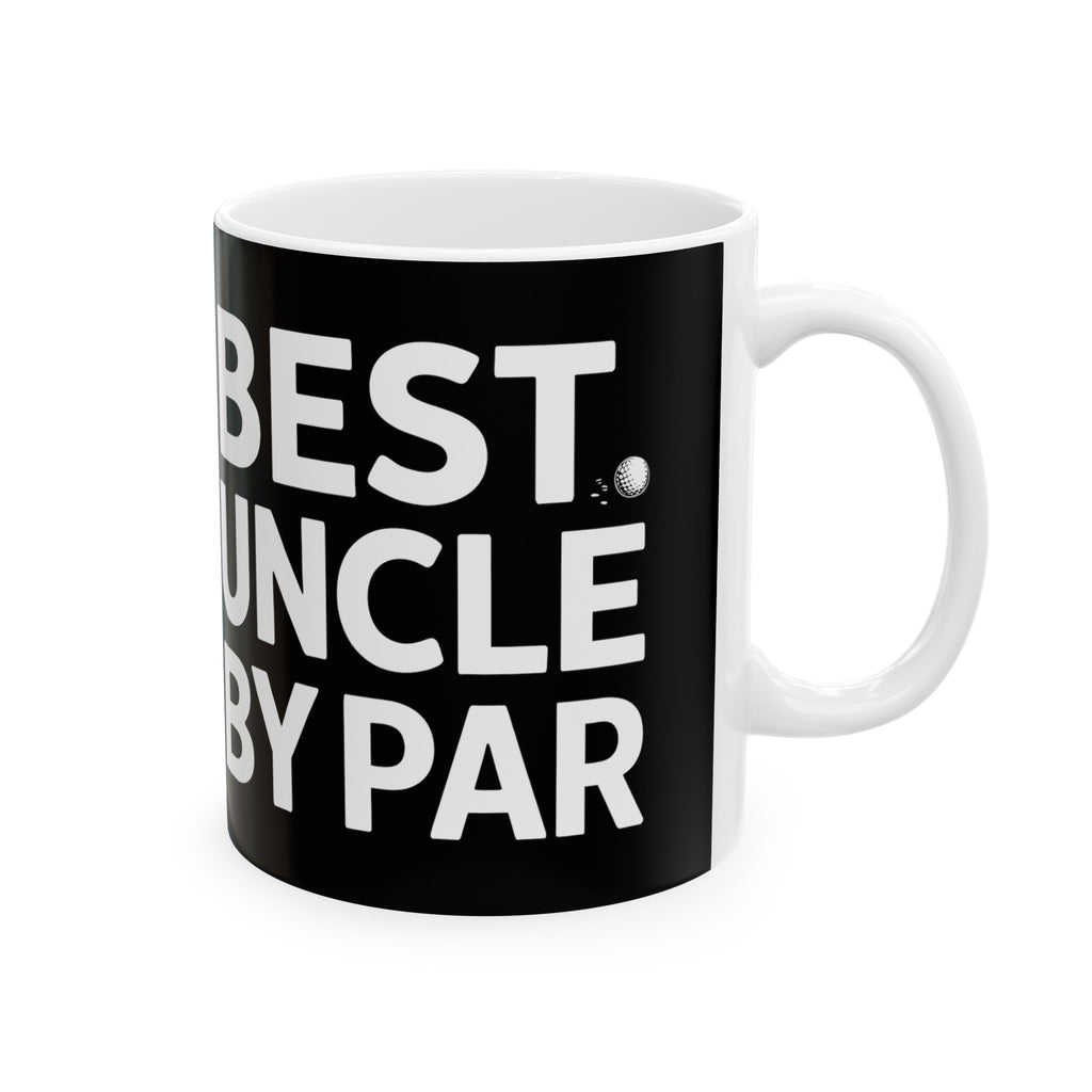 Best Uncle By Par Funny Golf Mug | Golf Gift | Uncle Merchandise | WUncle Birthday Gifts | Uncle Presents Golf Ceramic Mug 11oz 2