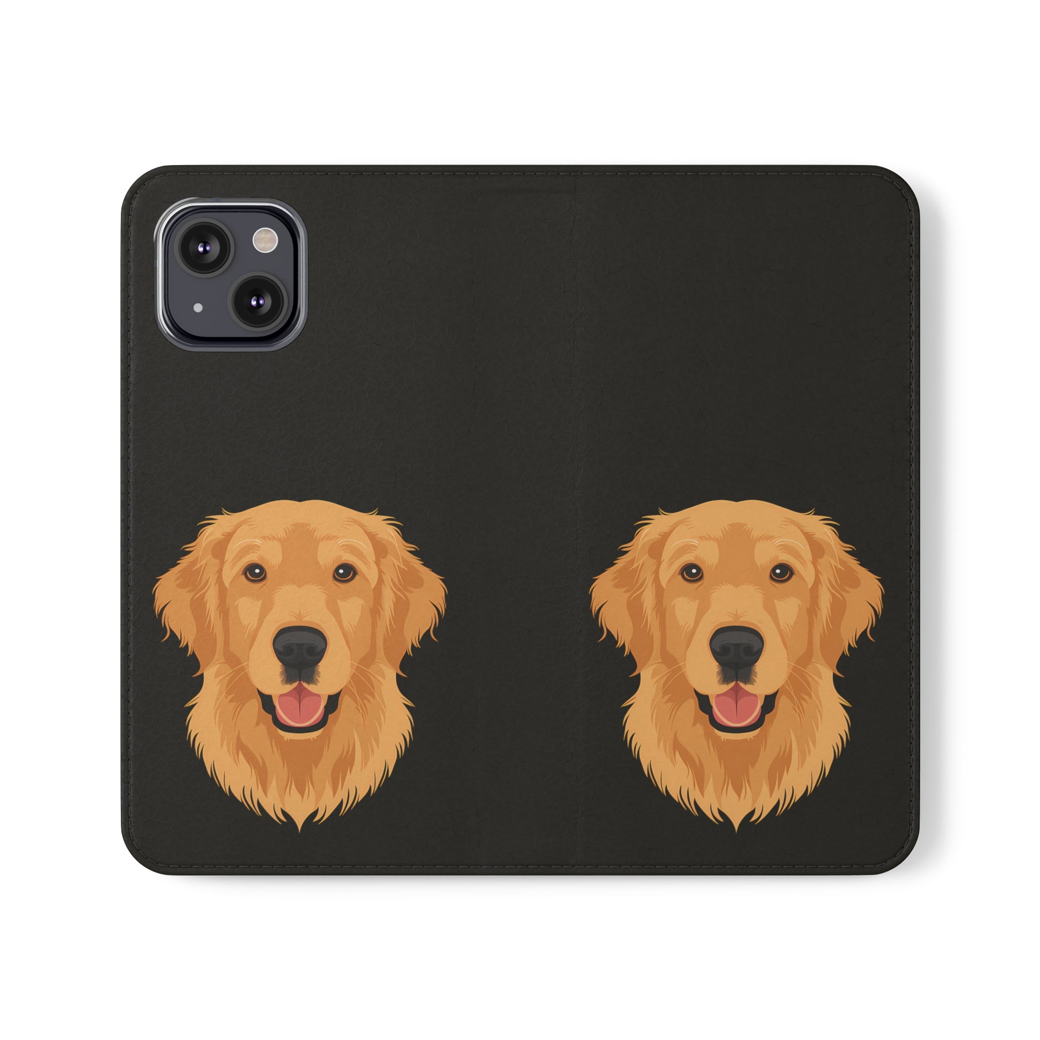 Golden Retriever iPhone & Samsung Galaxy Wallet Phone Case | Golden Retriever Flip Case