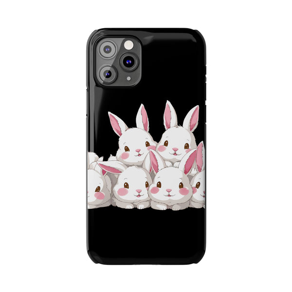 Premium Cute Rabbit iPhone Case | Rabbit Gifts Slim Phone Cases