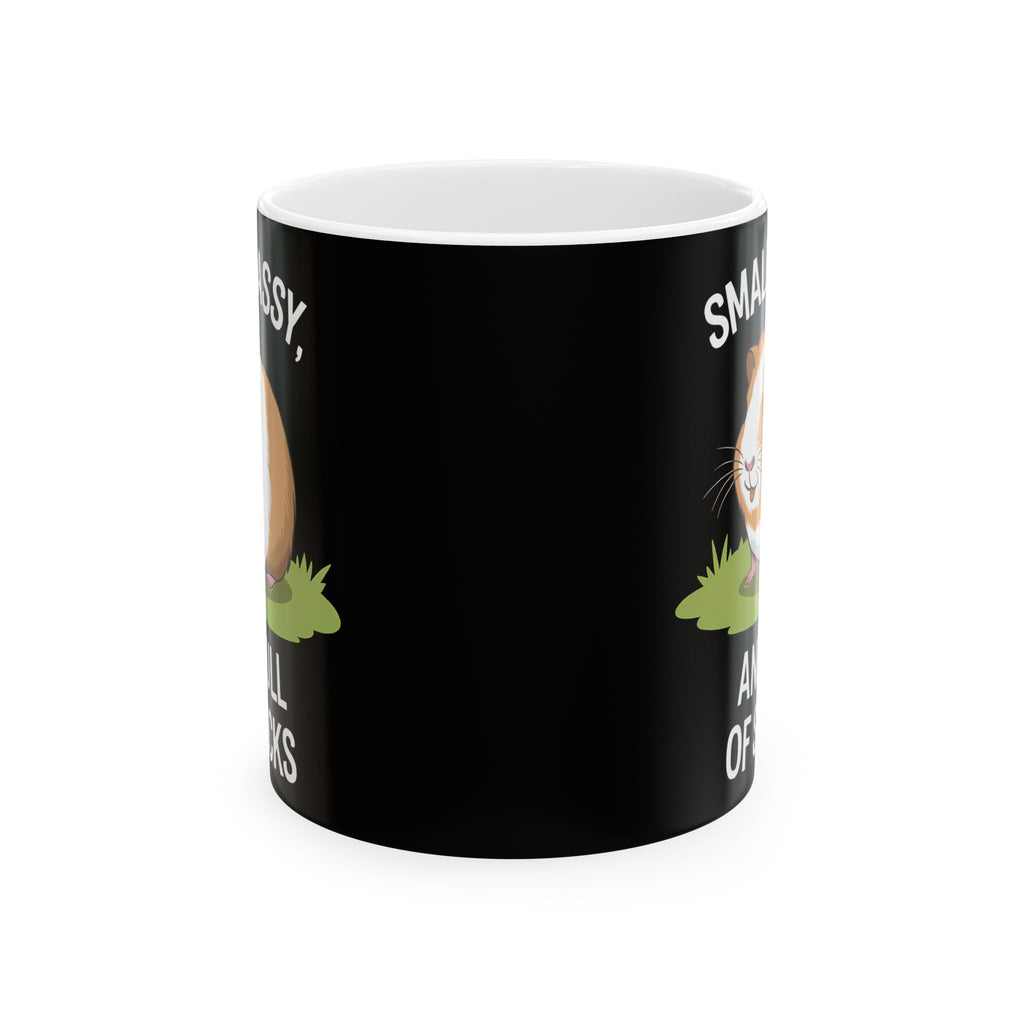 Guinea Pig Mug - Small, Sassy, and Full of Snacks Cute Guinea Pig Mug