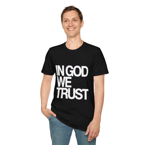 "In God We Trust" T-Shirt — Patriotic Faith Graphic Tee