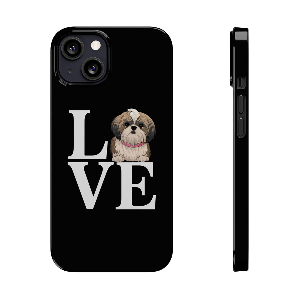 Premium Love Shih Tzu iPhone Case | Cute Shih Tzu Slim Phone Cases