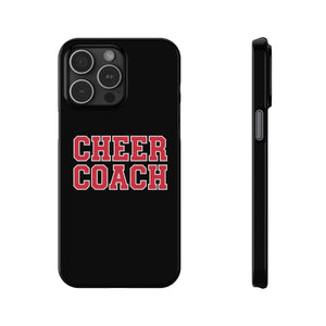 Premium Cheer Coach iPhone Case | Cheer Coach Gifts Slim Phone Cases Premium Cheer Coach iPhone Case | Cheer Coach Gifts Slim Phone Cases