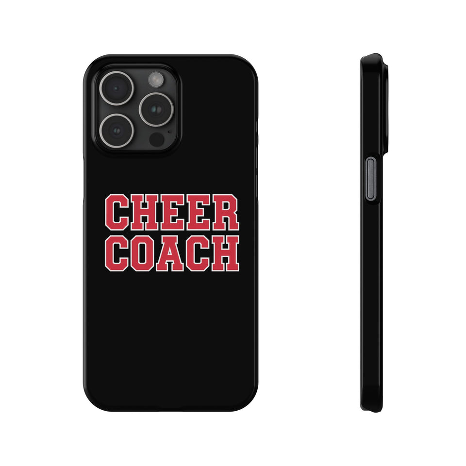 Premium Cheer Coach iPhone Case | Cheer Coach Gifts Slim Phone Cases