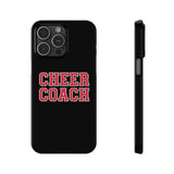 Premium Cheer Coach iPhone Case | Cheer Coach Gifts Slim Phone Cases Premium Cheer Coach iPhone Case | Cheer Coach Gifts Slim Phone Cases