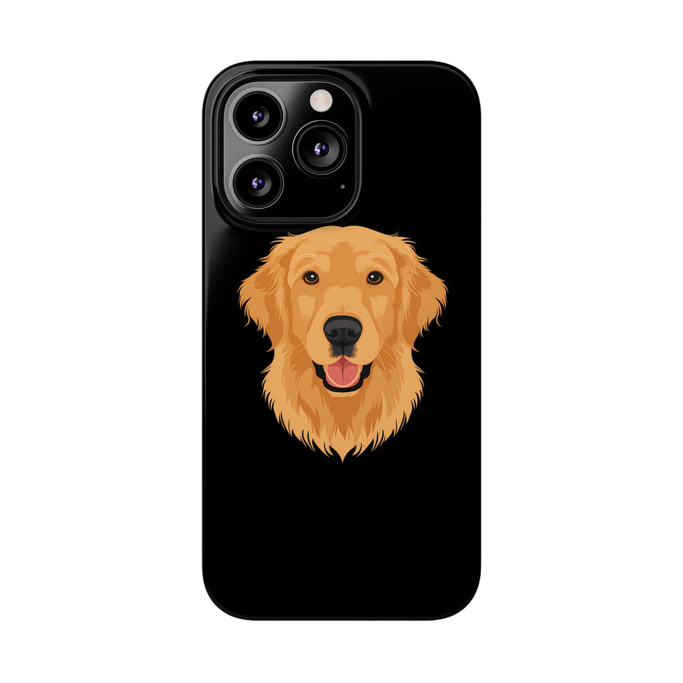 Premium Golden Retriever iPhone Case | Golden Retriever Gifts Slim Phone Cases
