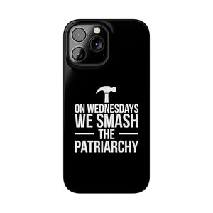 Premium On Wednesdays We Smash The Patriarchy iPhone Case | Feminist Gifts Slim Phone Cases Premium On Wednesdays We Smash The Patriarchy iPhone Case | Feminist Gifts Slim Phone Cases