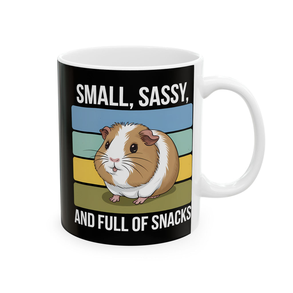 Guinea Pig Mug - Small, Sassy, and Full of Snacks Cute Guinea Pig Mug 2