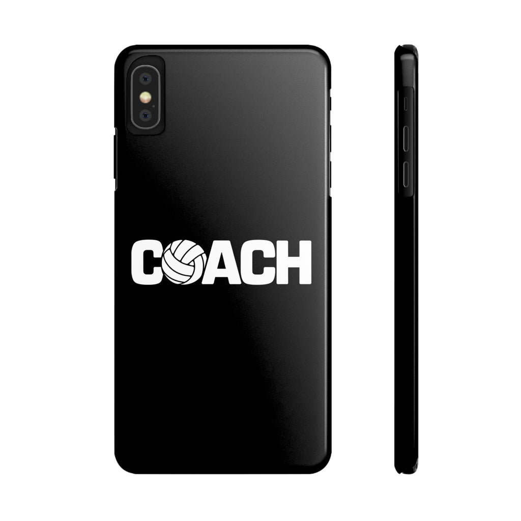 Premium Volleyball Coach iPhone Case | Volleyball Coach Gifts Slim Phone Cases