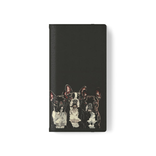 Boston Terrier Phone Case | Boston Terrier Wallet Phone Case | IPhone & Samsung Galaxy Boston Terrier Flip Cases