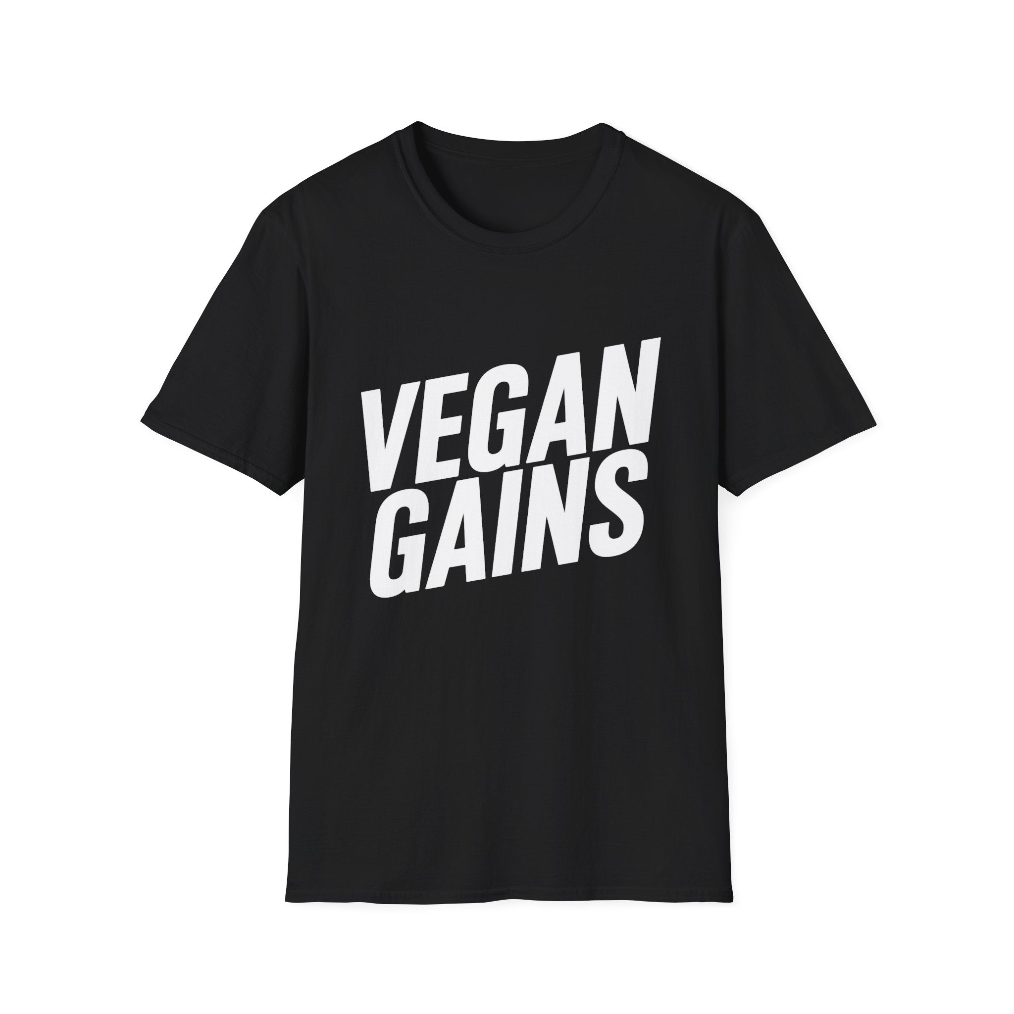 Vegan Gains T-Shirt — Plant-Powered Fitness Tee