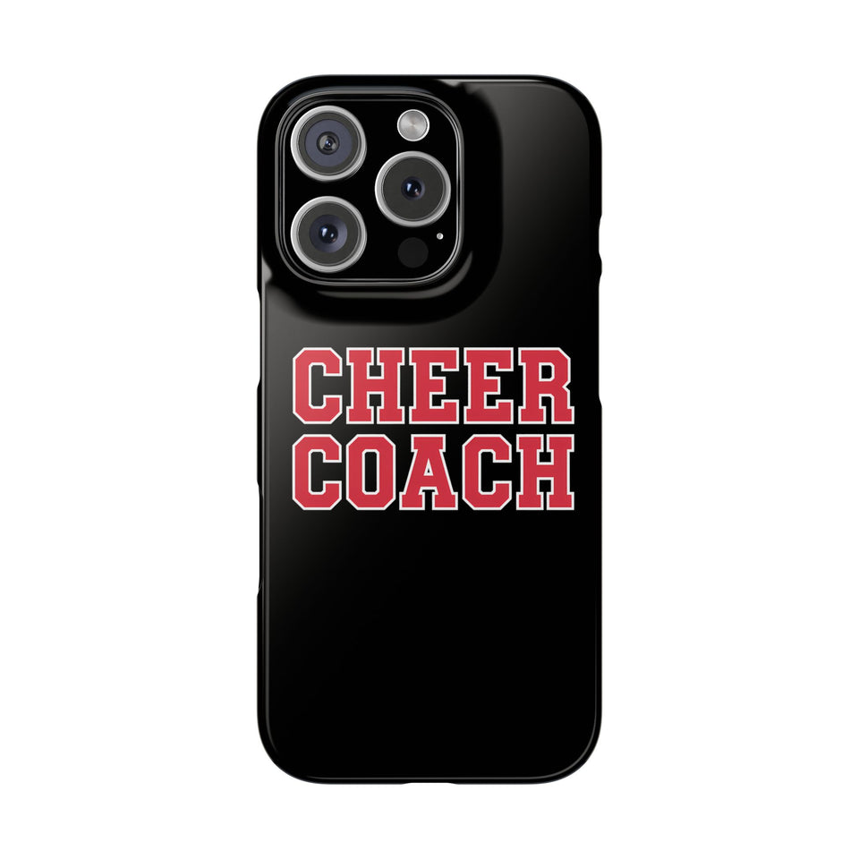 Premium Cheer Coach iPhone Case | Cheer Coach Gifts Slim Phone Cases