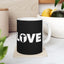 Love Jesus Ceramic Mug | Love Faith In Jesus Gifts (11oz)