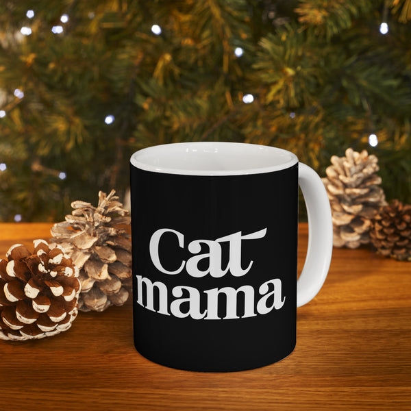 Cat Mama Mug | Cat Gift | Cat Coffee Mug | Cat Gift Ideas Mug 11oz
