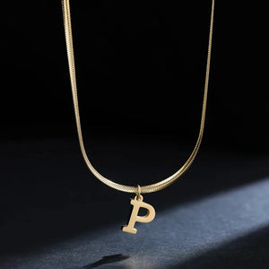 Elegant A-Z Stainless Steel Pendant Necklace Elegant A-Z Stainless Steel Pendant Necklace