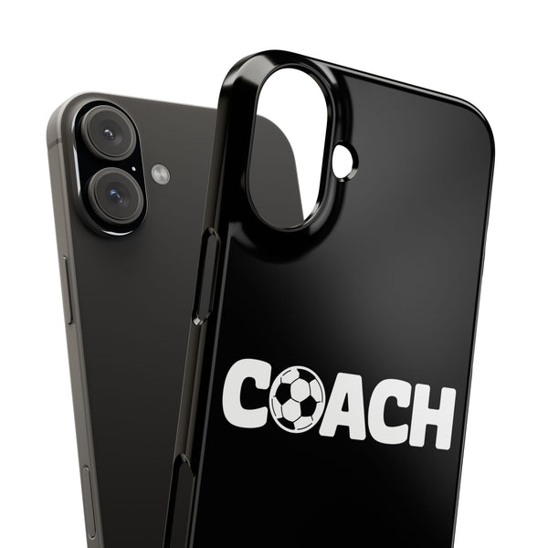 Premium Soccer Coach iPhone Case | Soccer Coach Gifts Slim Phone Cases