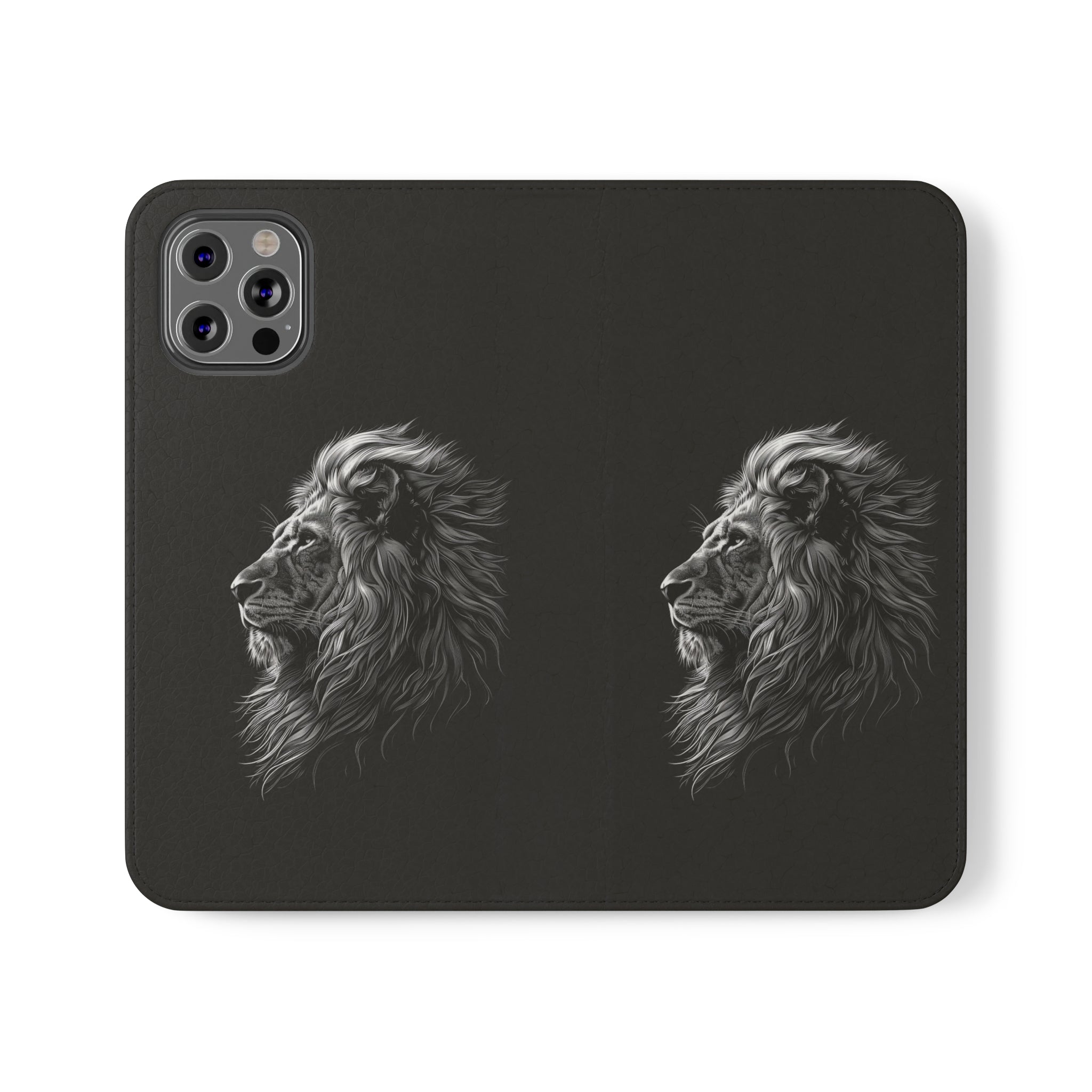 Lion Phone Case | Lion Wallet Phone Case Gifts | IPhone & Samsung Galaxy Lion Flip Cases