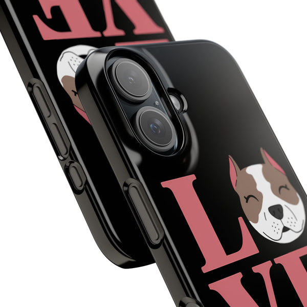 Premium Love Pitbulls iPhone Case | Pitbull Gifts Slim Phone Cases