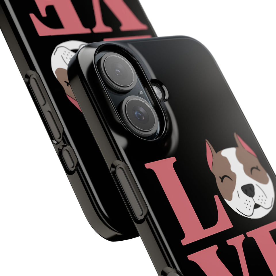 Premium Love Pitbulls iPhone Case | Pitbull Gifts Slim Phone Cases