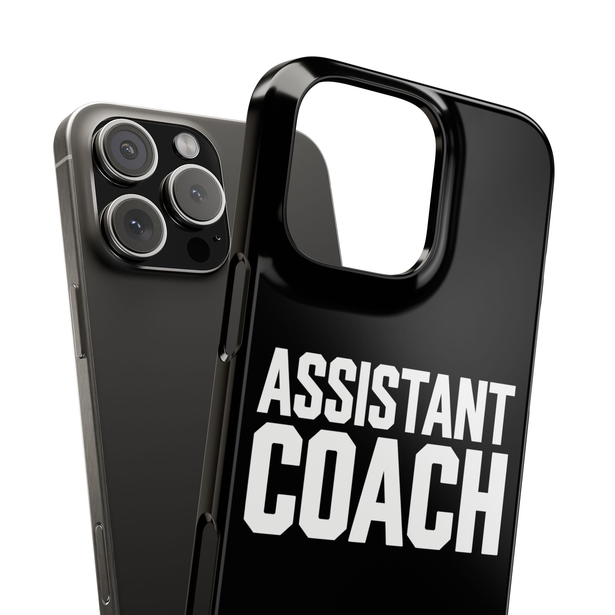 Premium Assistant Coach iPhone Case | Assistant Coach Gifts Slim Phone Cases