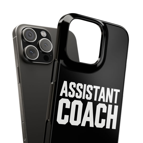 Premium Assistant Coach iPhone Case | Assistant Coach Gifts Slim Phone Cases