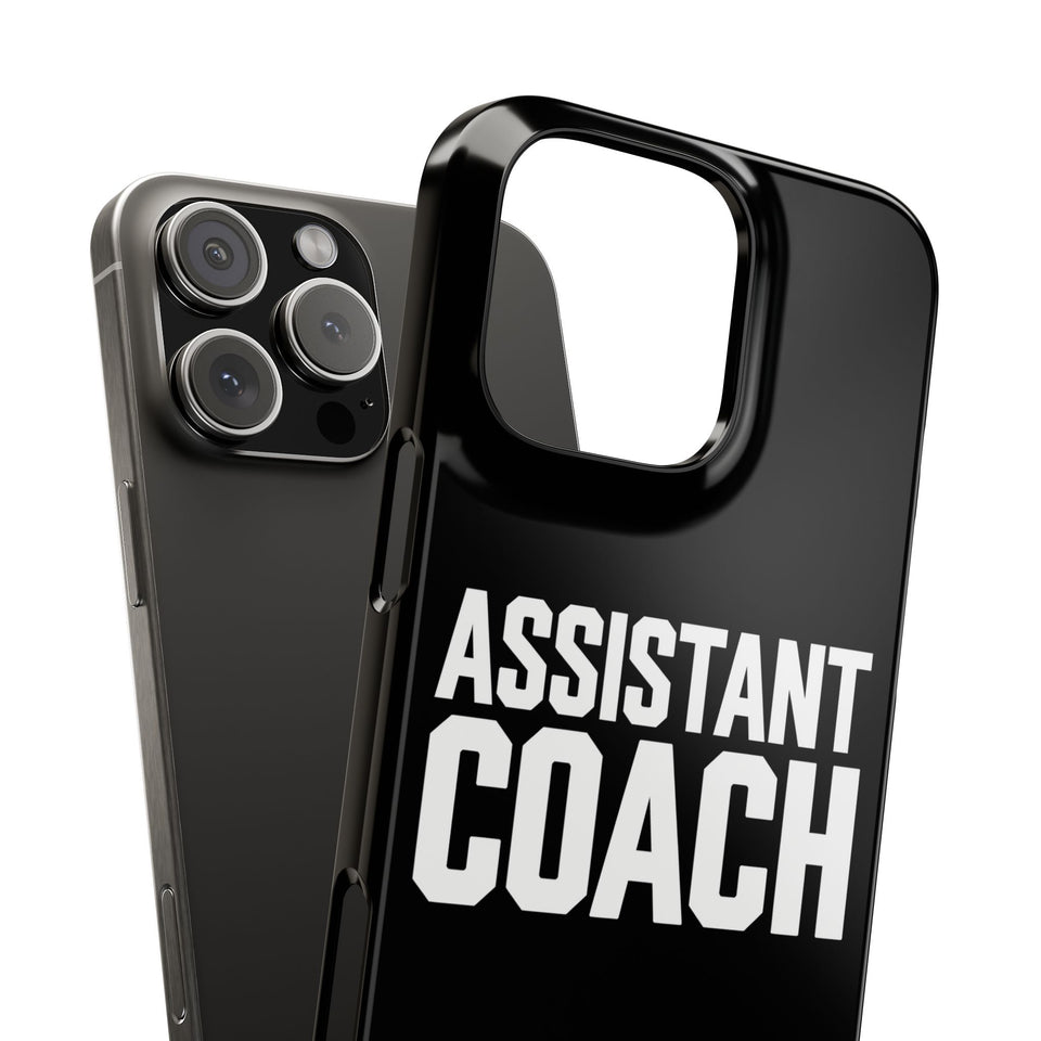 Premium Assistant Coach iPhone Case | Assistant Coach Gifts Slim Phone Cases