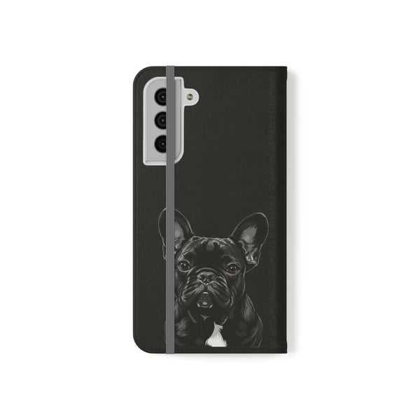 French Bulldog Phone Case | I Love My Frenchie Wallet Phone Case Gifts | IPhone & Samsung Galaxy French Bulldog Flip Cases