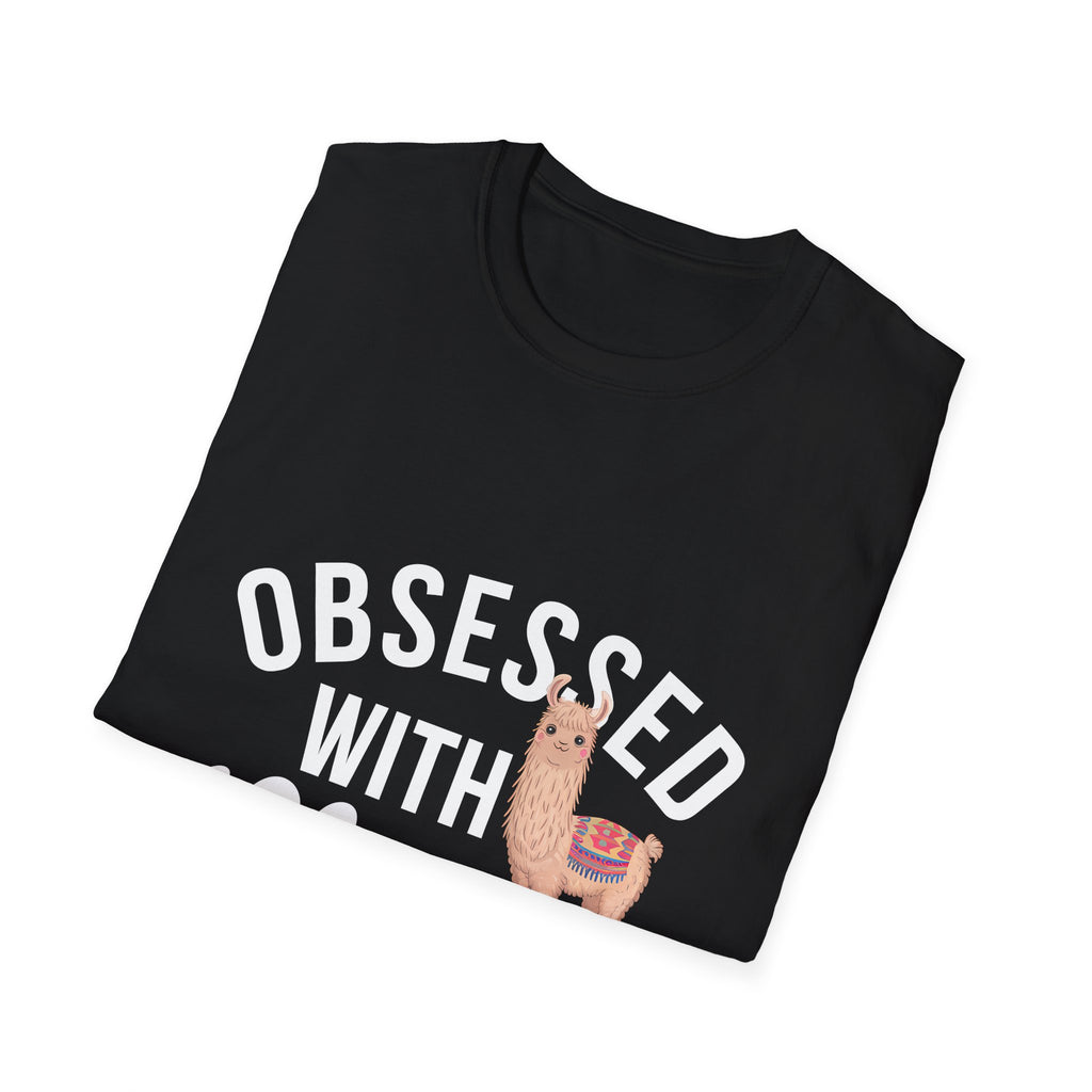 Obsessed With Llama - Cute Llamas Shirt | Llama Gifts | Llamas Merchandise Unisex T-Shirt