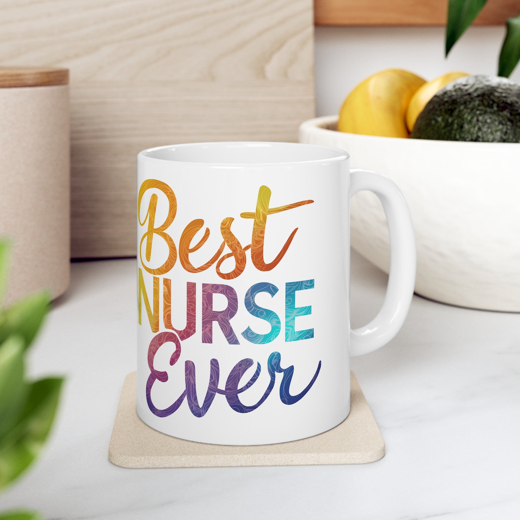 Best Nurse Ever Mug | Nurse Gift | Nurse Coffee Mug | Nurse Gift Ideas Mug 11oz 3